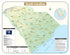 Kappa Map Group South Carolina Shaded Relief Map