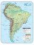 Kappa Map Group  South America Shaded Relief Map