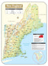 Kappa Map Group New England Shaded Relief Map