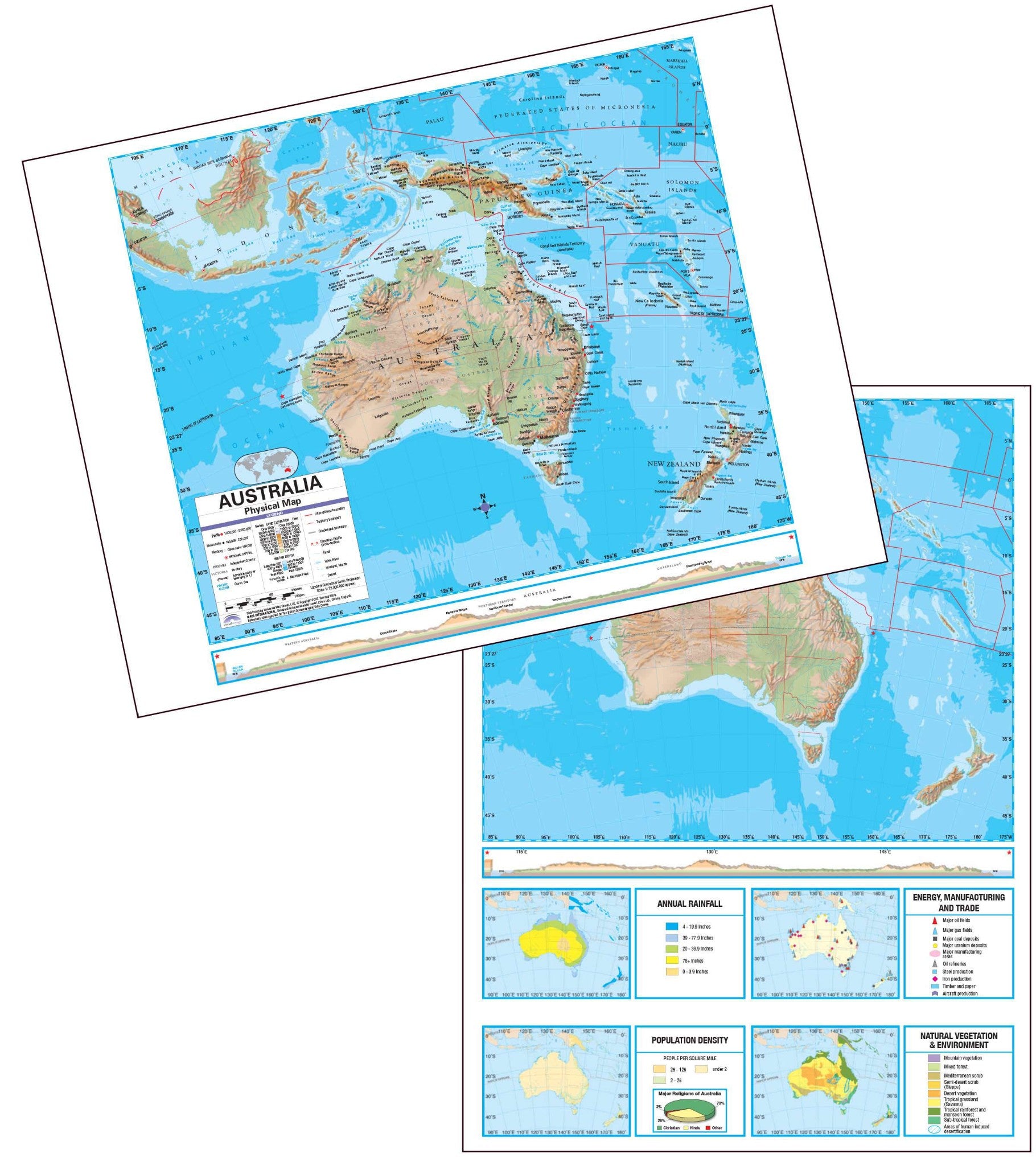 Kappa Map Group  australia advanced physical deskpad map multi pack