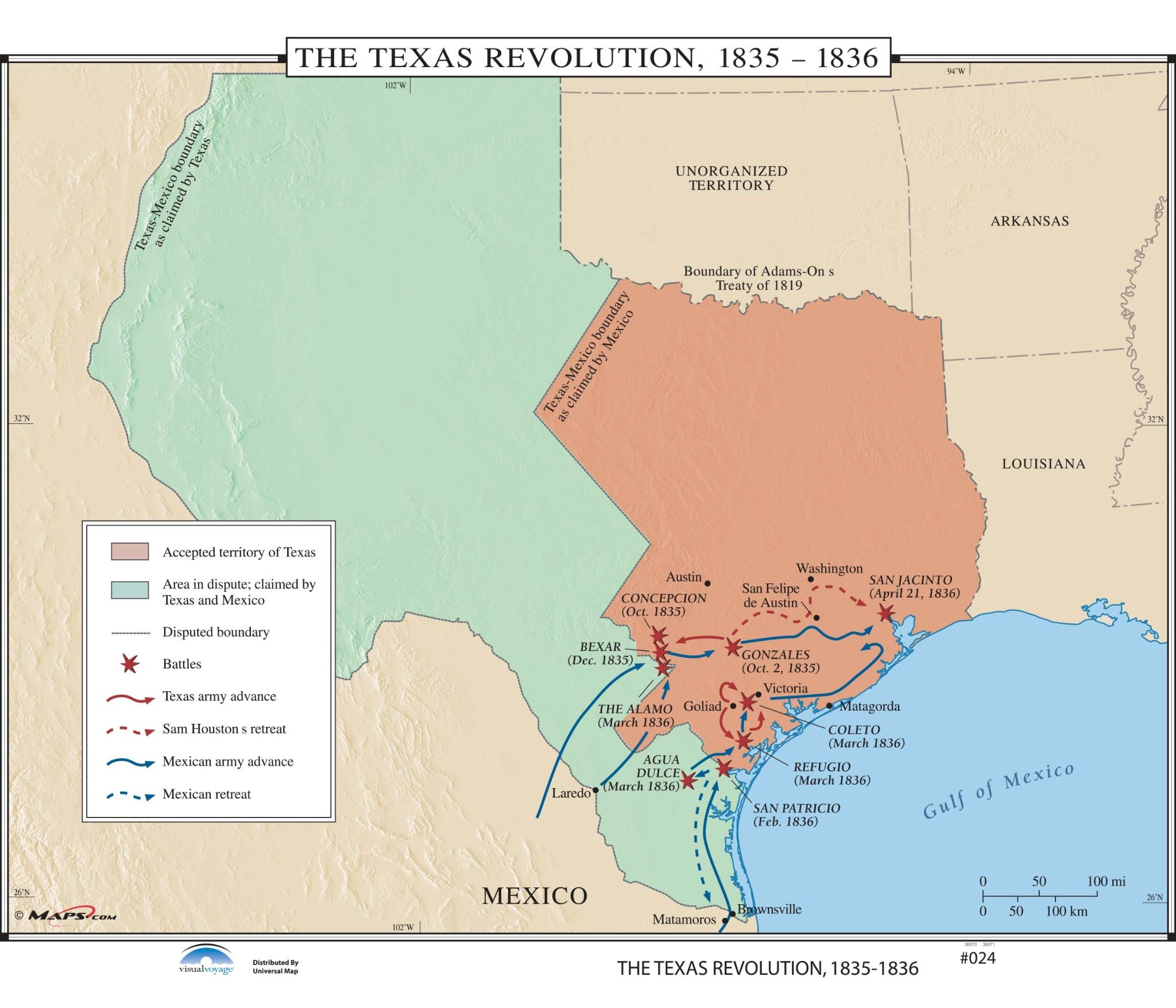 Kappa Map Group  024 The Texas Revolution 1835 1836