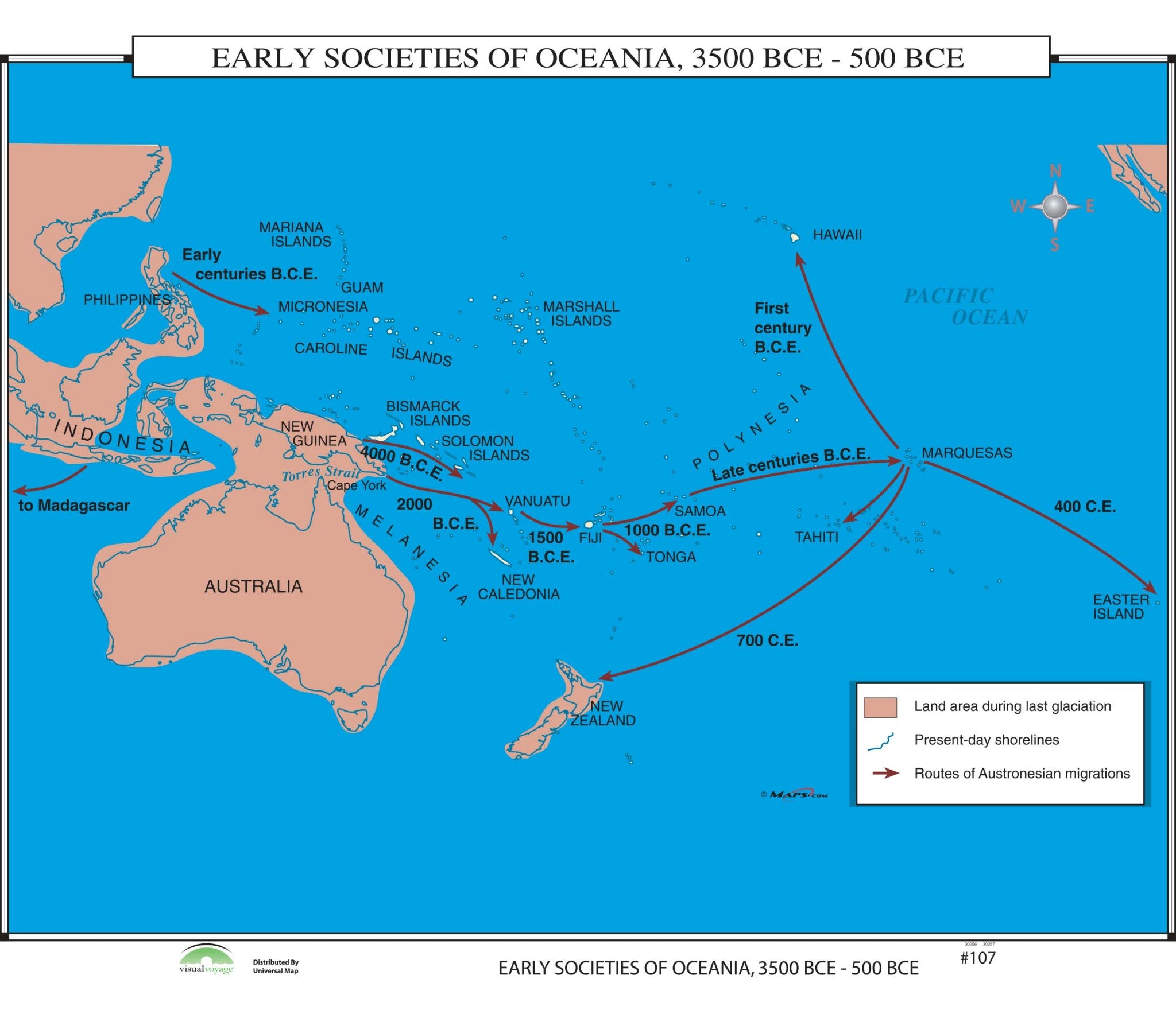 Kappa Map Group  107 Early Societies Of Oceania 3500 500 Bce