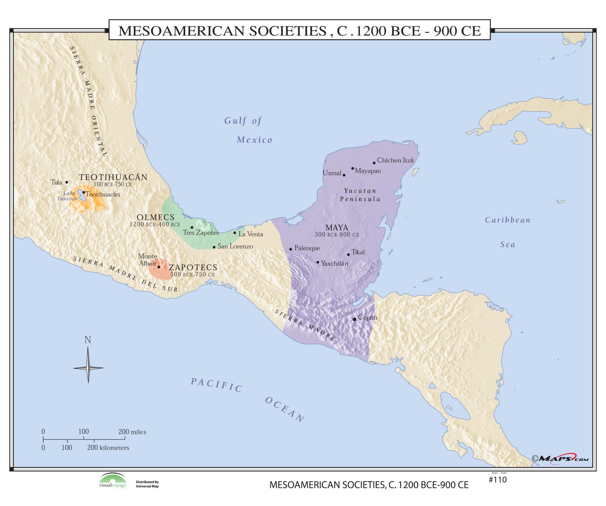 Kappa Map Group  110 Mesoamerican Societies 1200 900 Bce