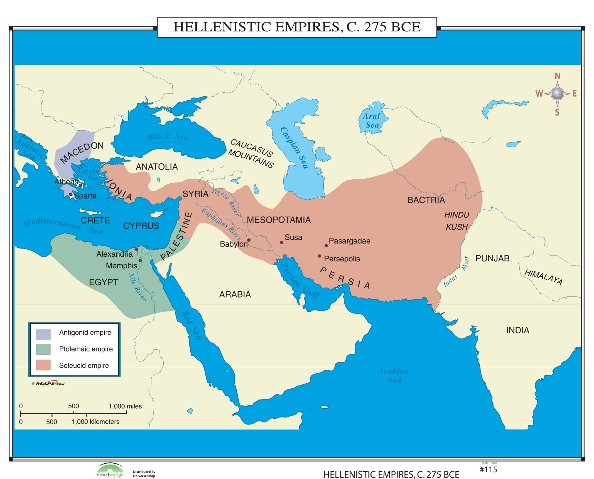 Kappa Map Group  115 Hellenistic Empires 275 Bc