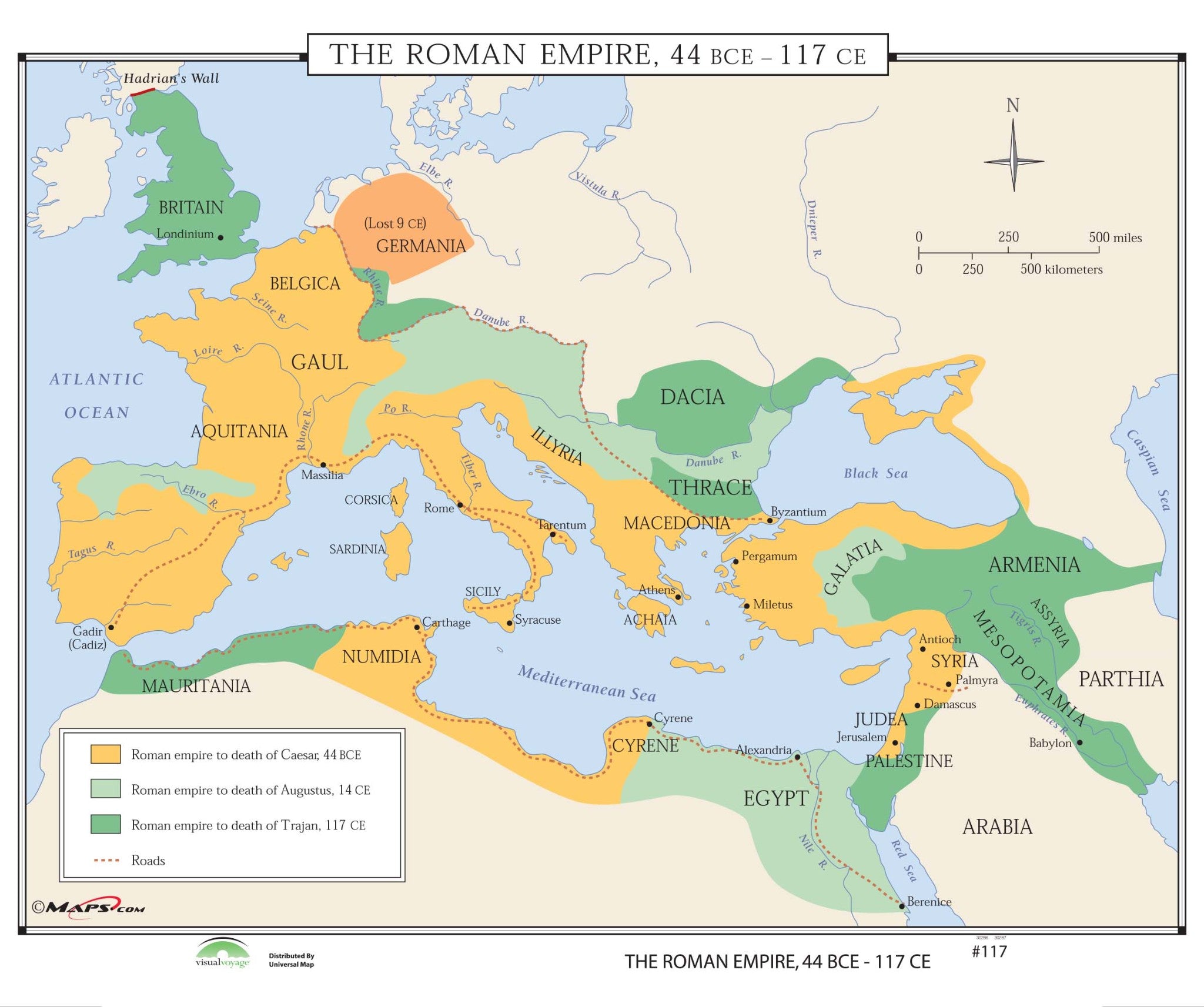 Kappa Map Group  117 The Roman Empire 44 Bce 117 Ce