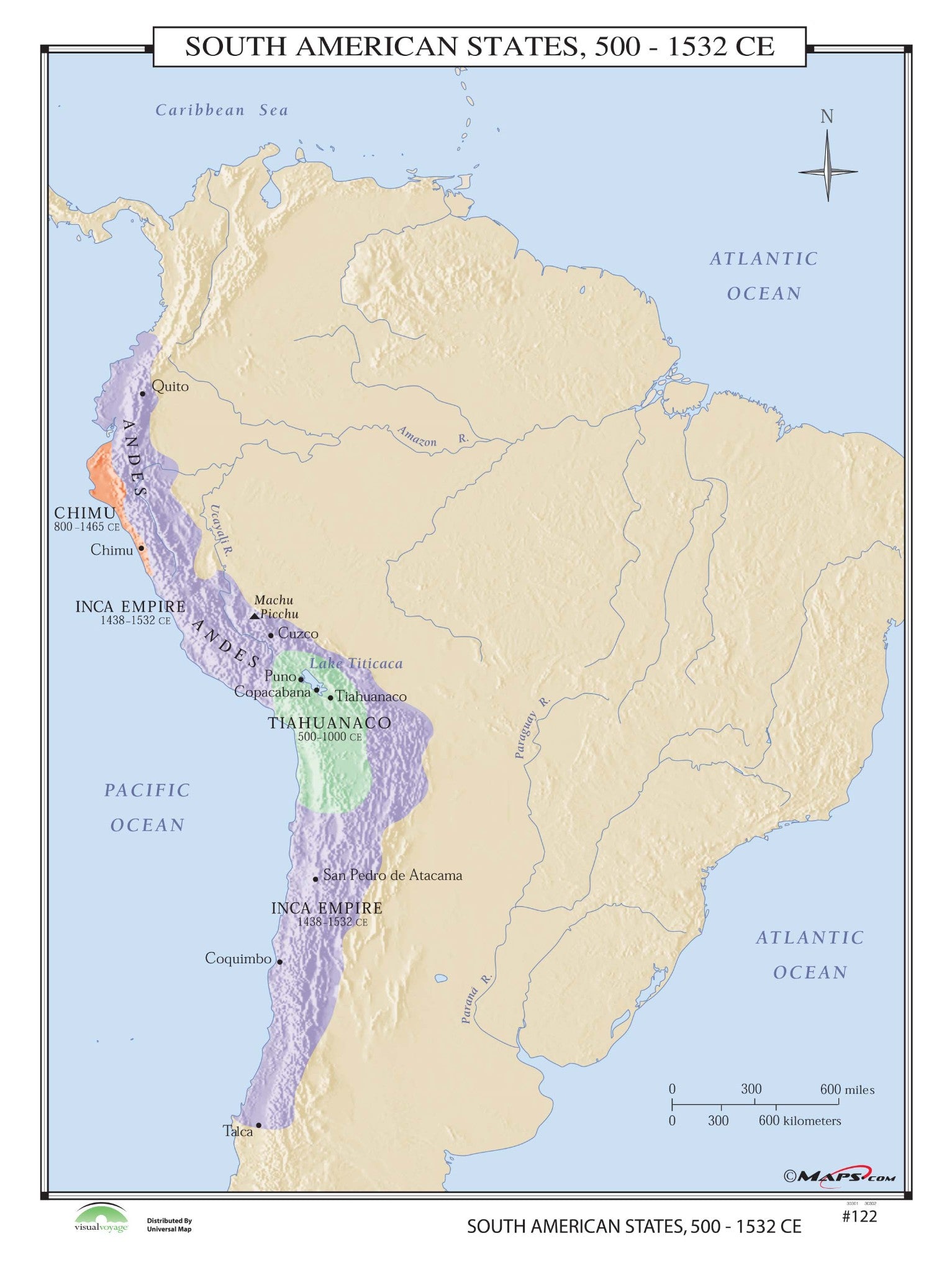 Kappa Map Group  122 South American States 500 1532 Ce
