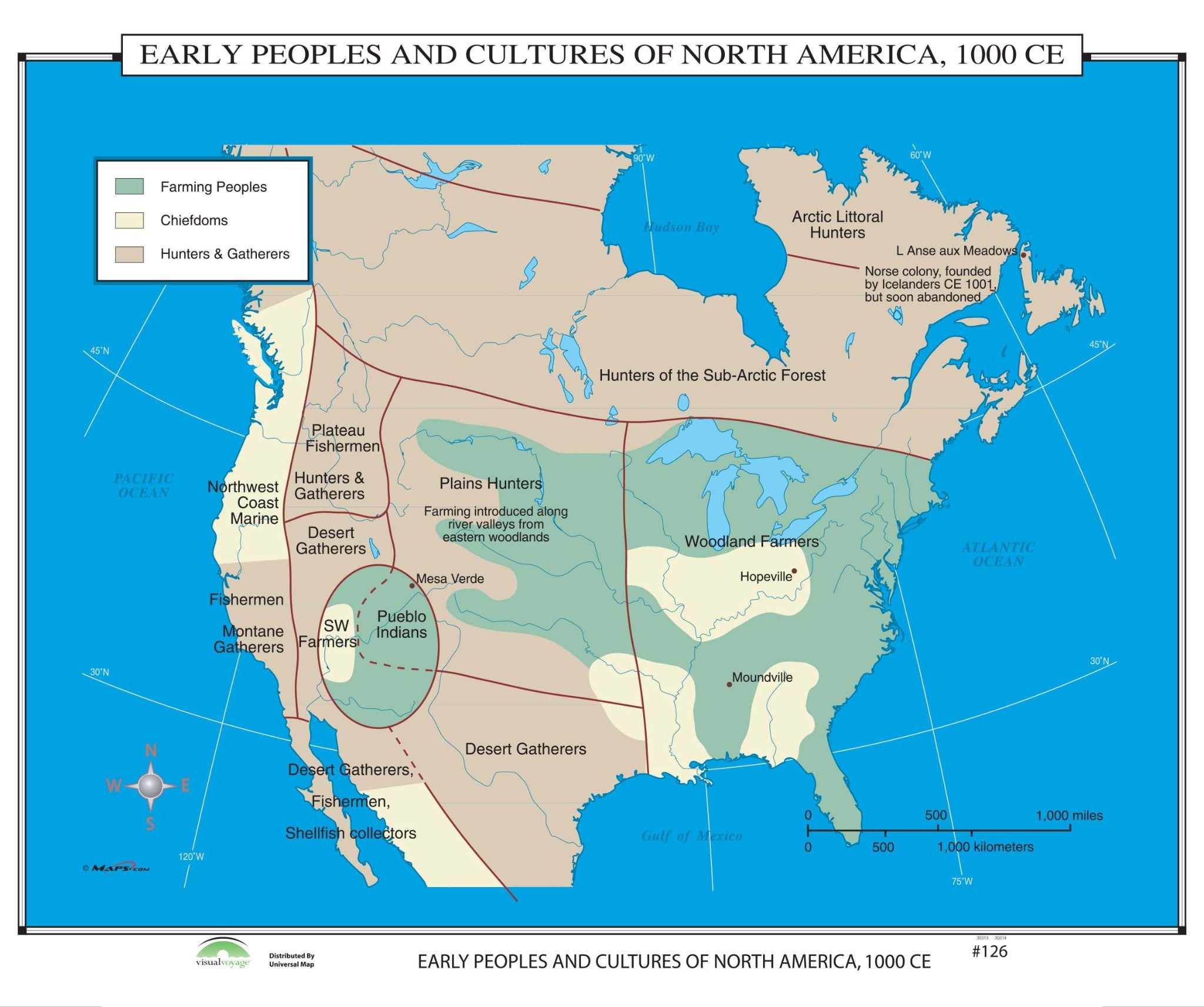 Kappa Map Group  126 Early Peoples Cultures Of North America 1000 Ce