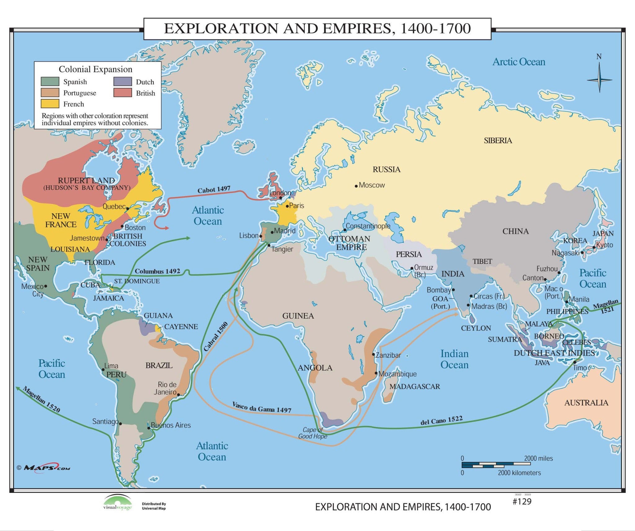 Kappa Map Group  129 Exploration Empires 1400 1700