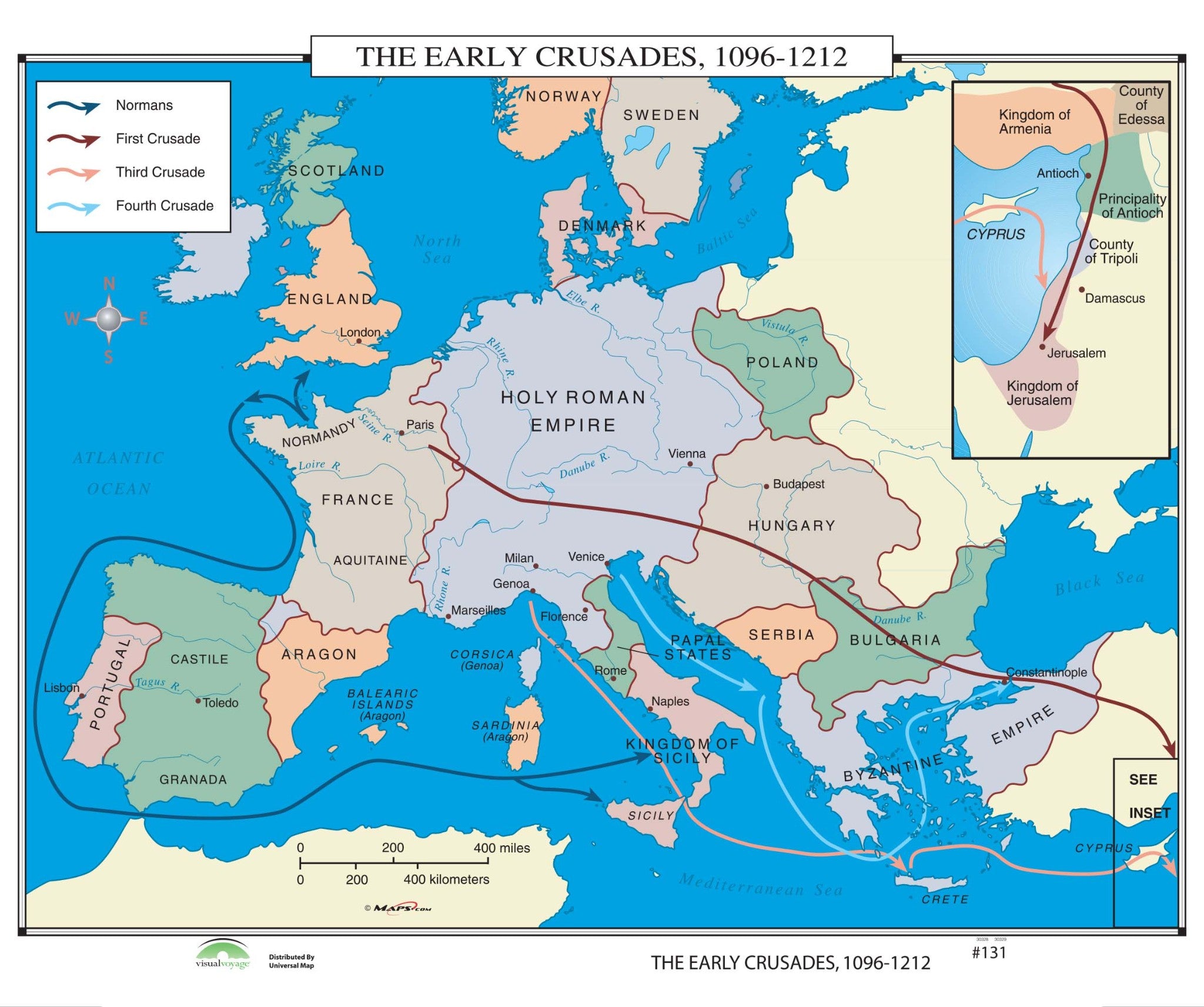 Kappa Map Group  131 The Early Crusades 1096 1212