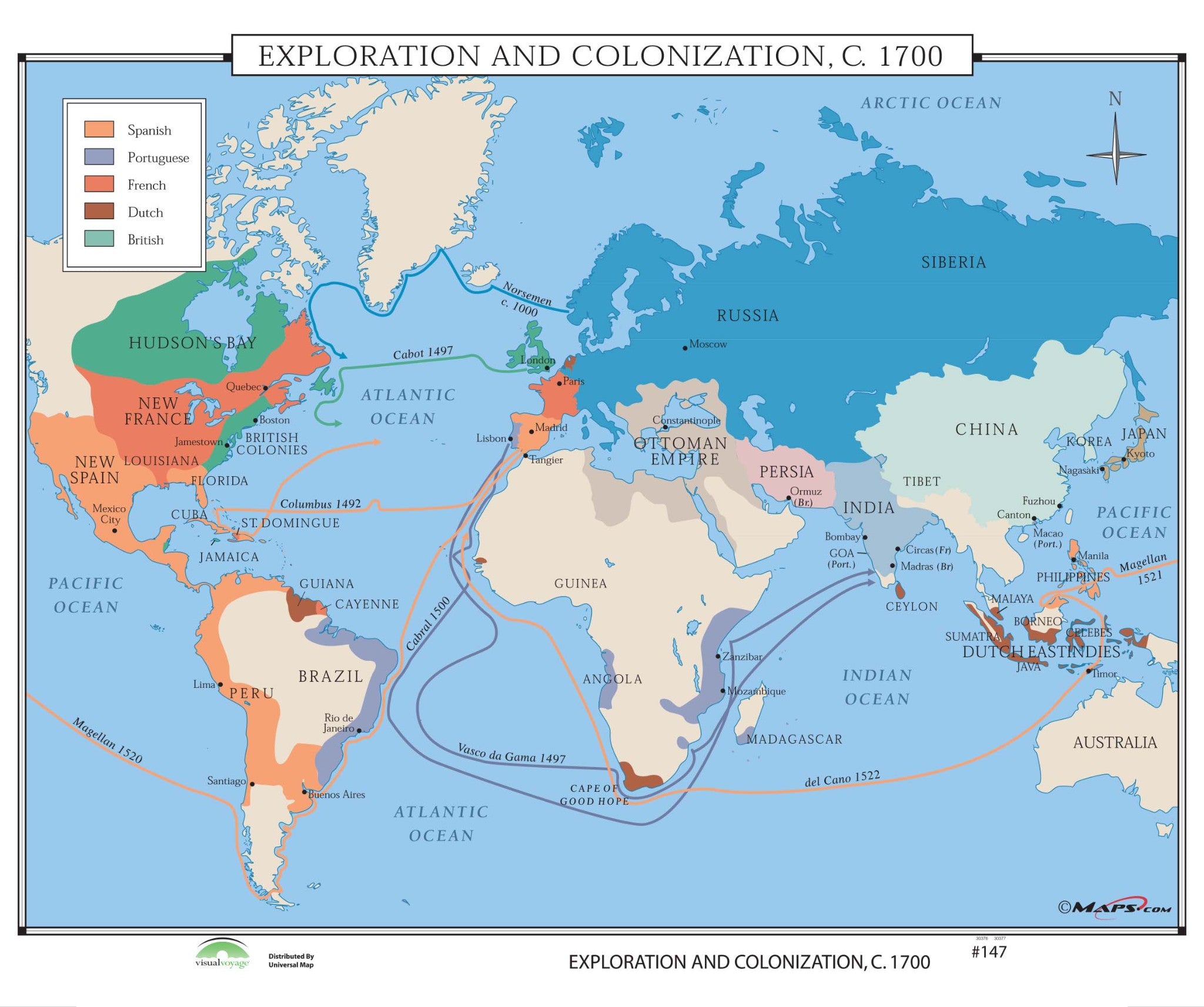 Kappa Map Group  147 Exploration Colonization 1700