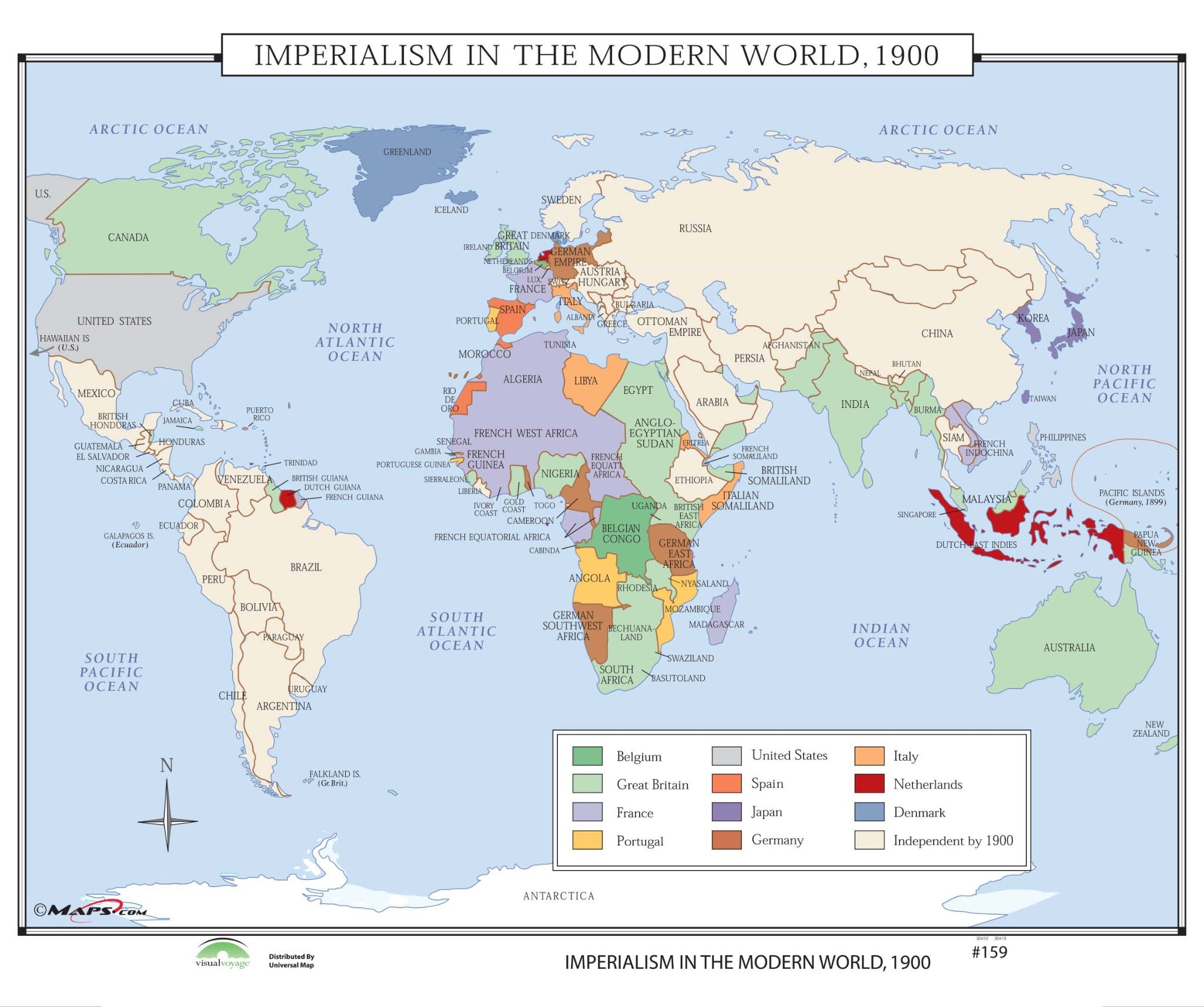 Kappa Map Group  159 Imperialism In The Modern World 1900