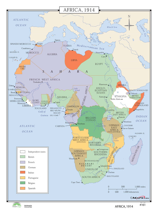 #161 Africa, 1914 – GeoMart