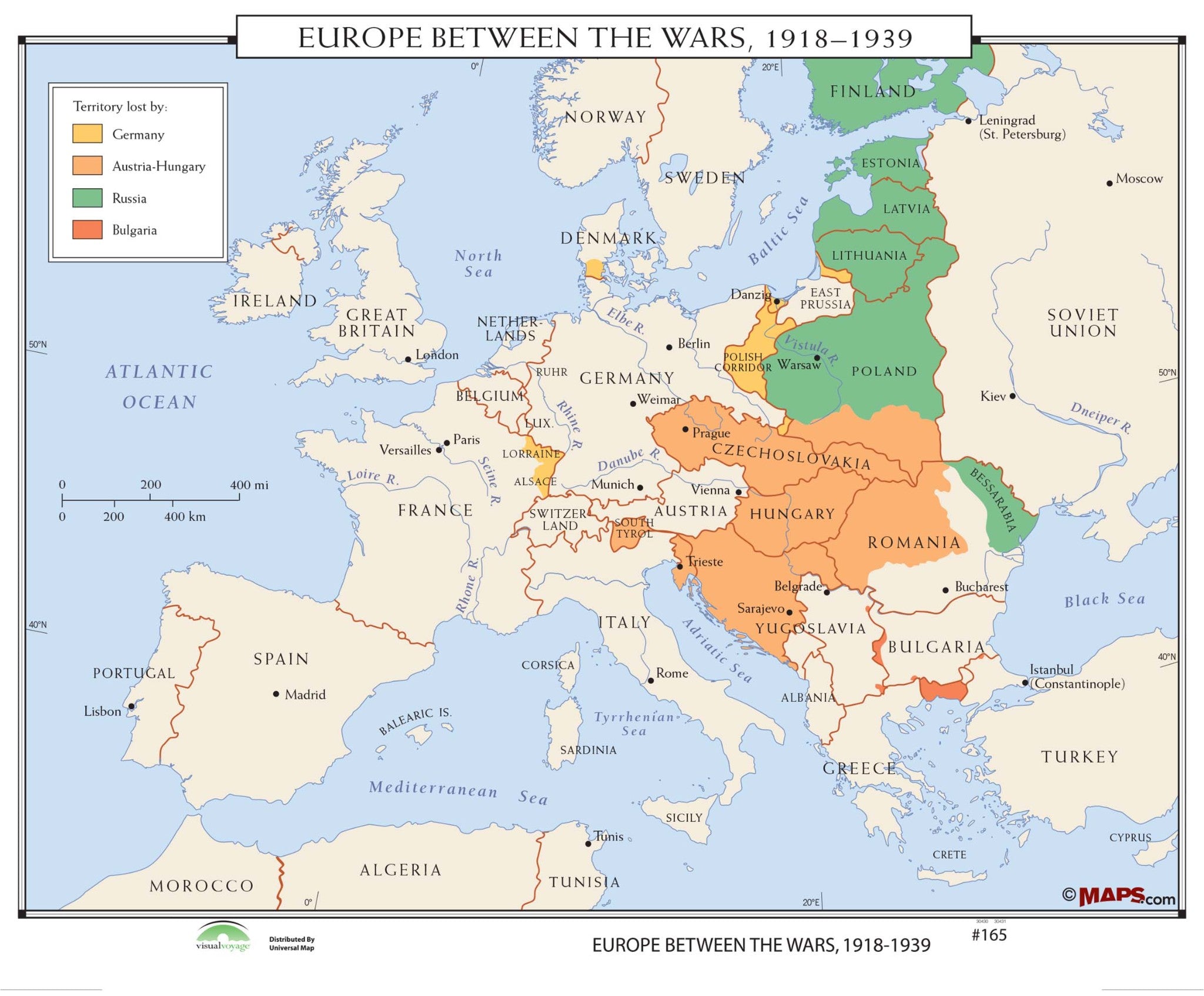 Kappa Map Group  165 Europe Between The Wars 1918 1939