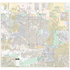 Phoenix, Az Wall Map - Large Laminated