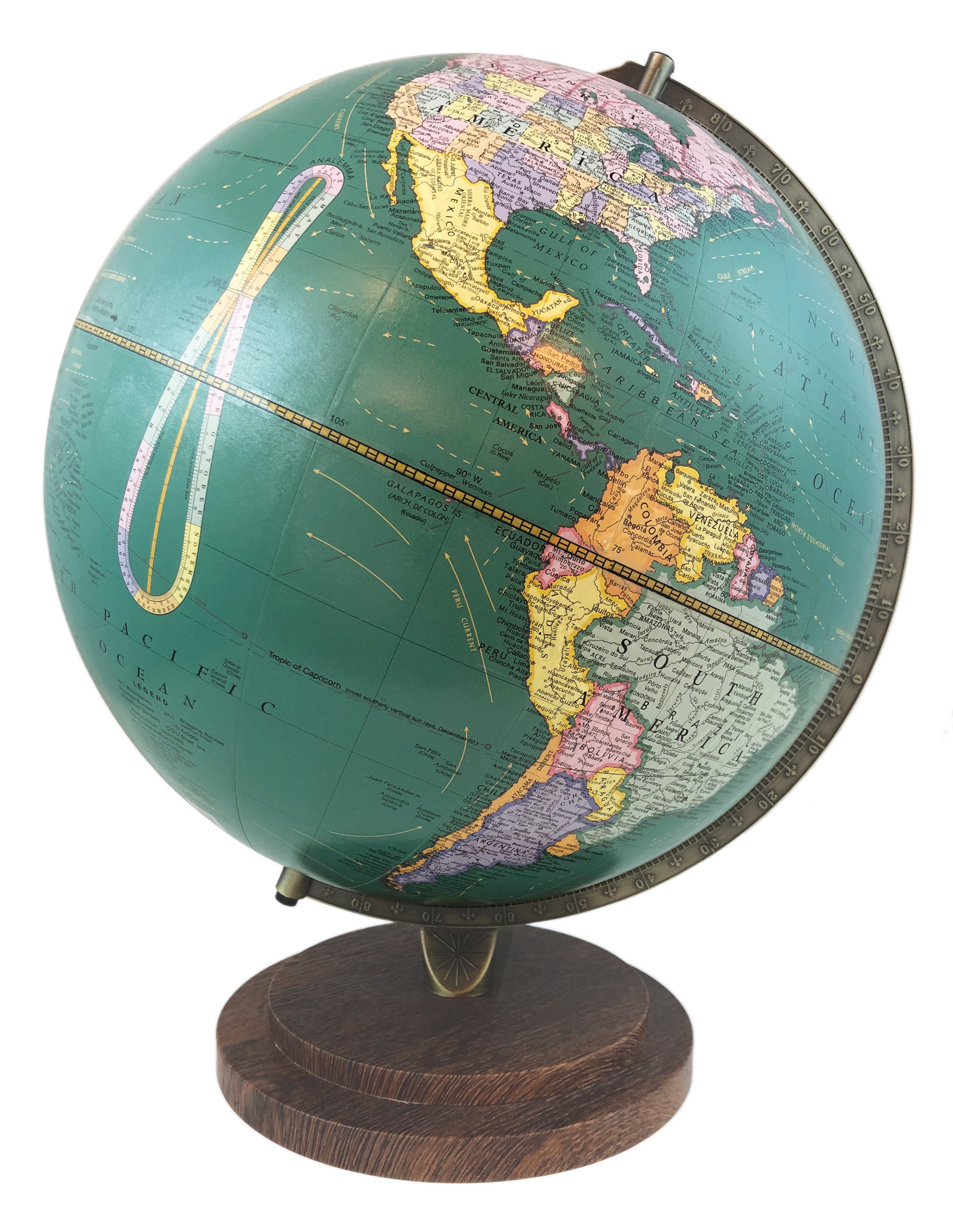 Province 12 Inch Desktop World Globe By Replogle Globes