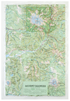 Mount Rainier National Park 3D Raised Relief Map