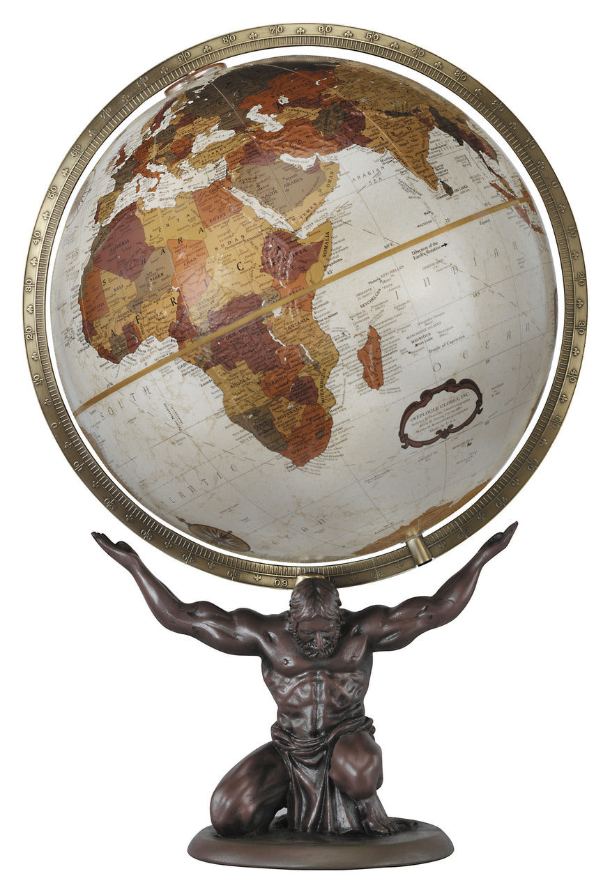 Atlas 12 Inch Desktop World Globe By Replogle Globes