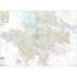 Portland, Or Wall Map - Large Laminated