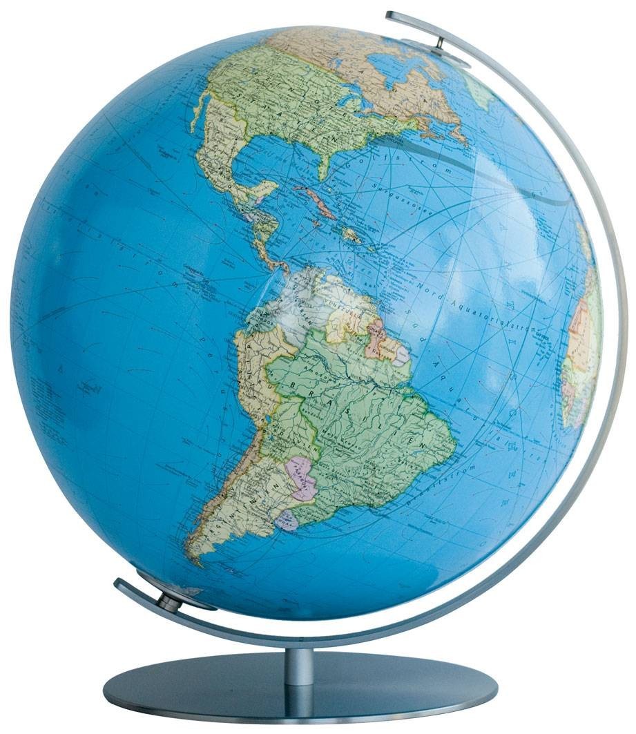 Tuebingen Illuminated 20 Inch Desktop World Globe By Columbus Globes