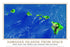 Hawaiian Islands From Space Map