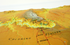 Arizona Three Dimensional 3D Raised Relief Map