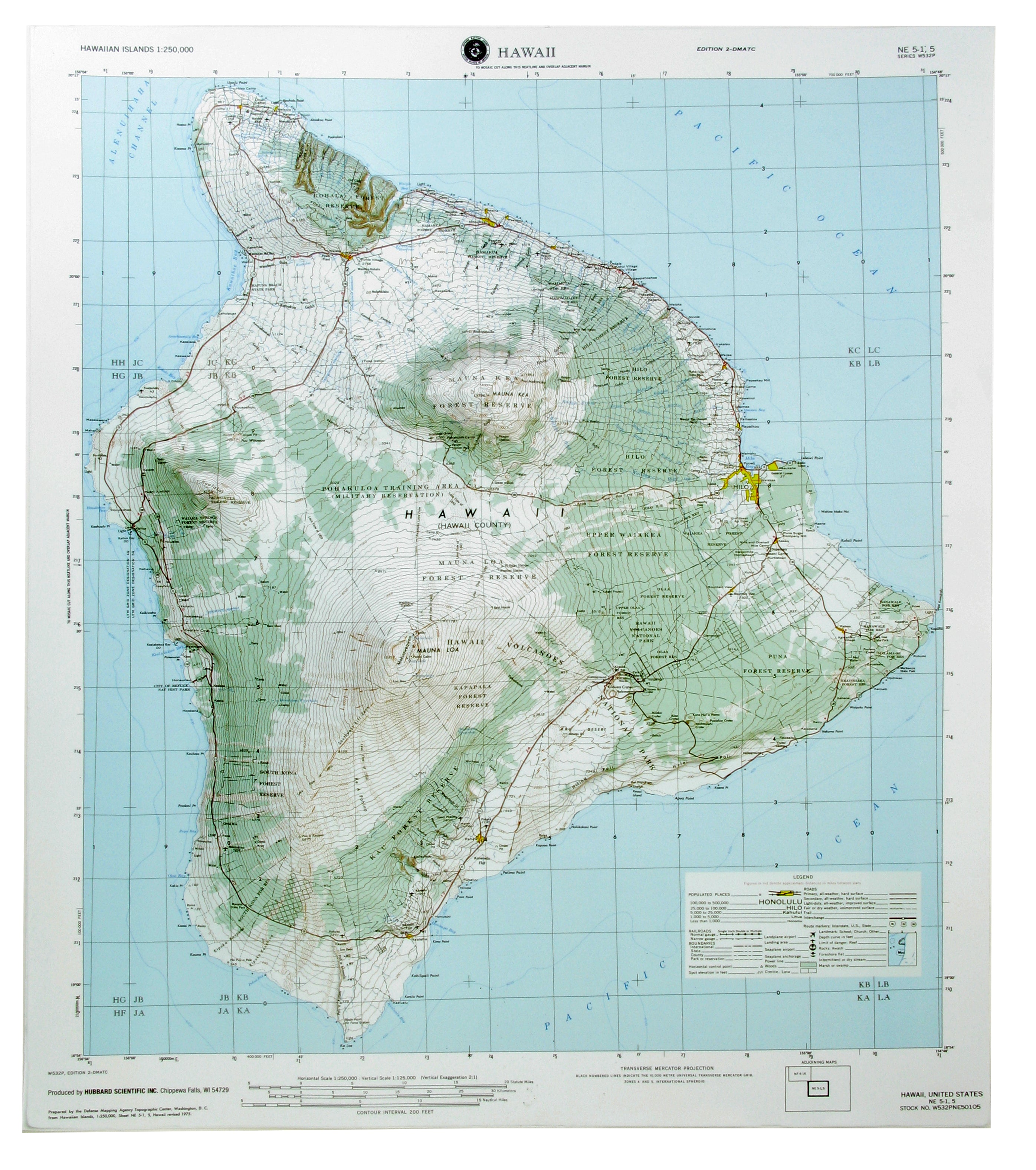Hilo USGS Regional 3D Raised Relief Map – GeoMart