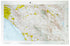 Santa Ana USGS Regional Three Dimensional 3D Raised Relief Map