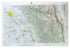 Fresno USGS Regional Three Dimensional 3D Raised Relief Map