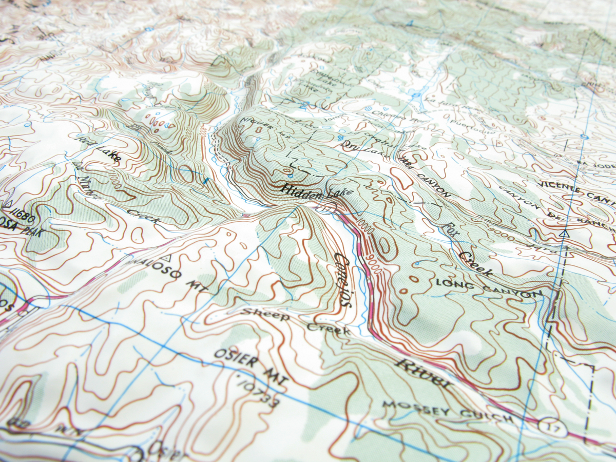 Durango USGS Regional Three Dimensional - 3D - Raised Relief Map