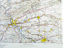 Harrisburg USGS Regional Three Dimensional 3D Raised Relief Map