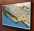 California State Three Dimensional 3D Raised Relief Map