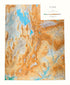 Utah Topographical Wall Map By Raven Maps, 50" X 41"