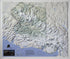 Wrangell-St Elias National Park Three Dimensional 3D Raised Relief Map