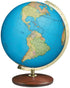 Frankfurt Illuminated Crystal 20 Inch Desktop World Globe By Columbus Globes