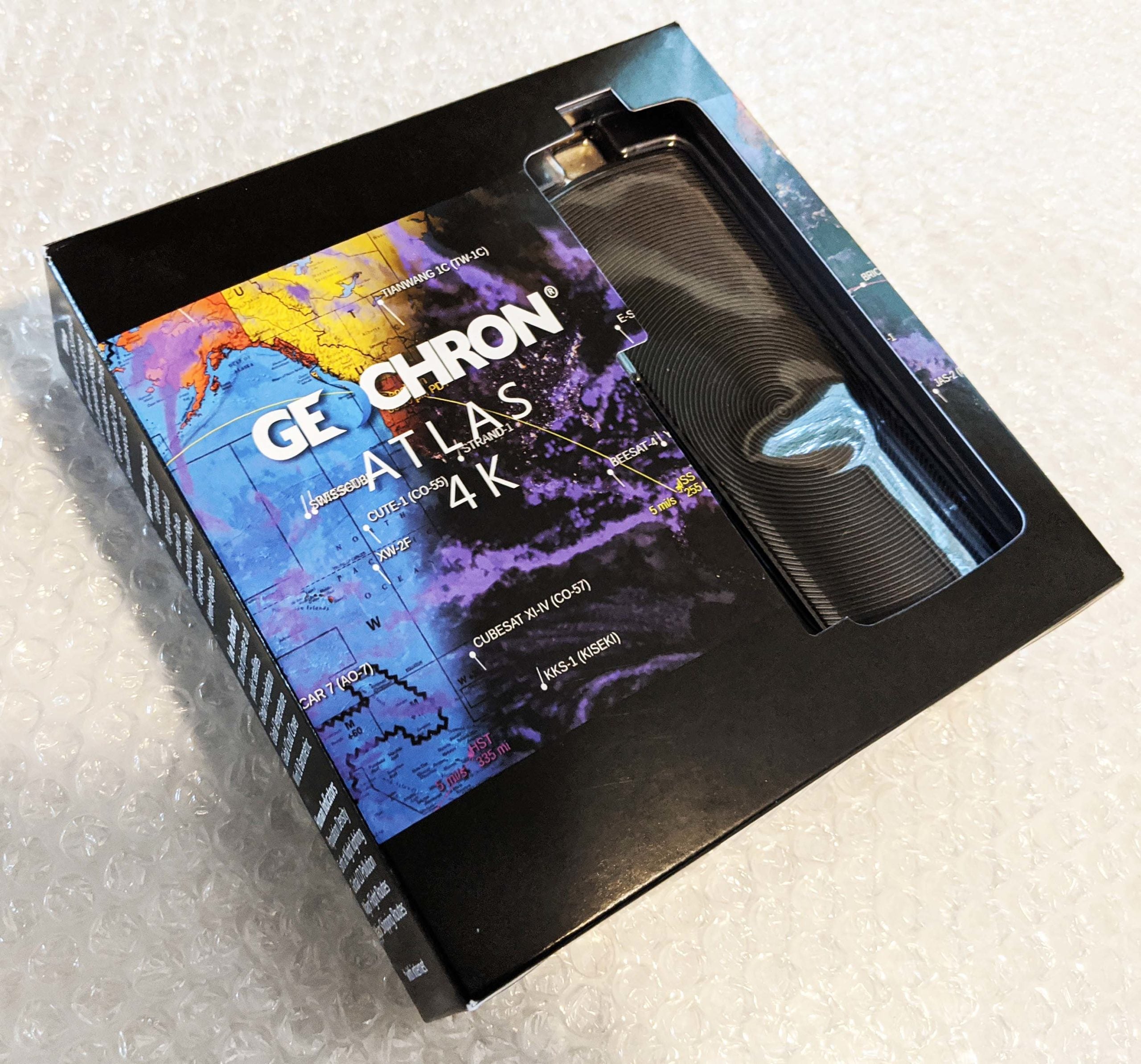 Geochron Atlas 4K.  The digital Geochron World Clock