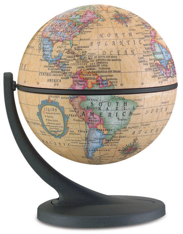 Wonder Globe Antique 4.3 Inch Desktop World Globe By Replogle Globes