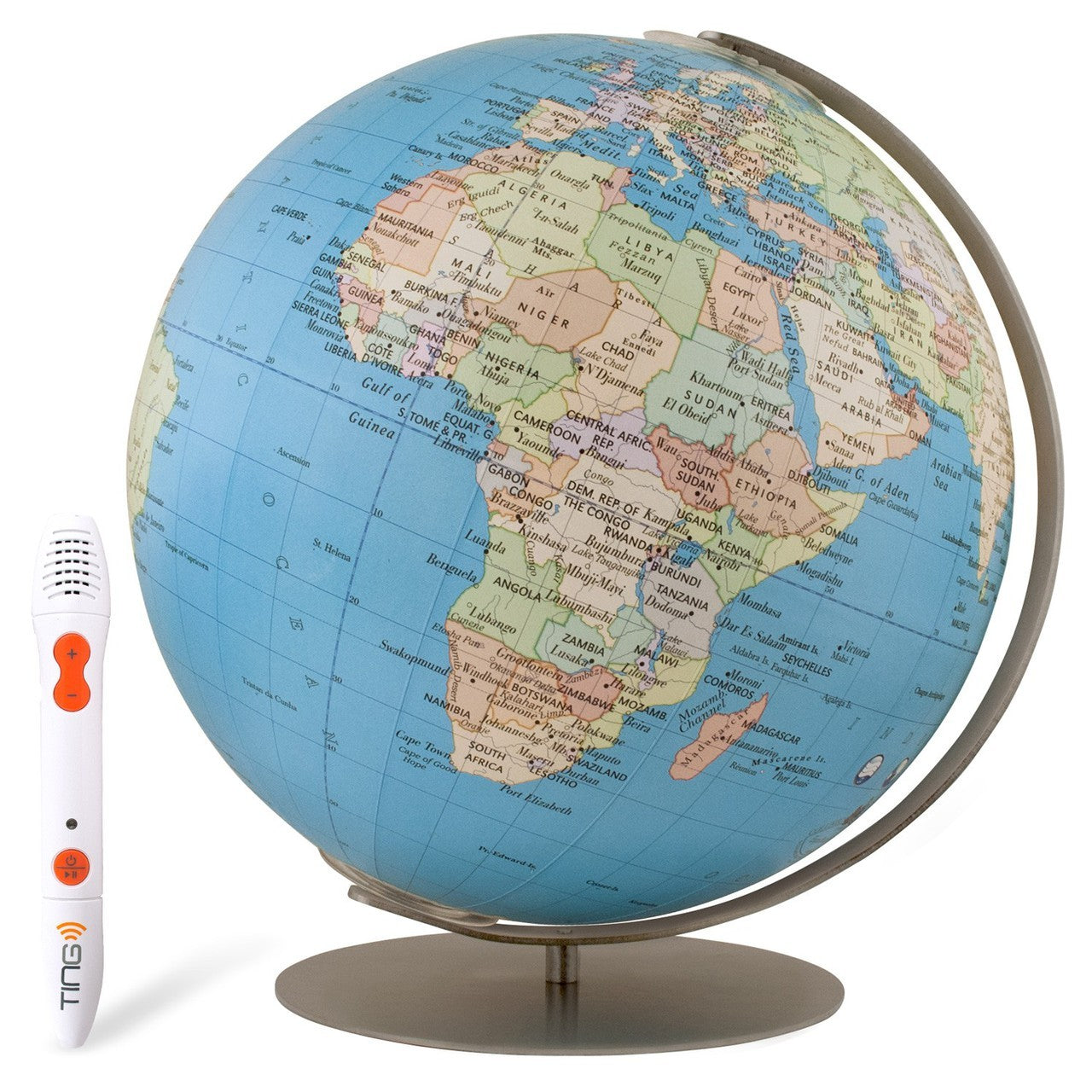 Expedition Interactive 10 Inch Desktop World Globe By Columbus Globes